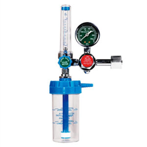 Medical Oxygen Regulator with Humidifier & Flowmeter