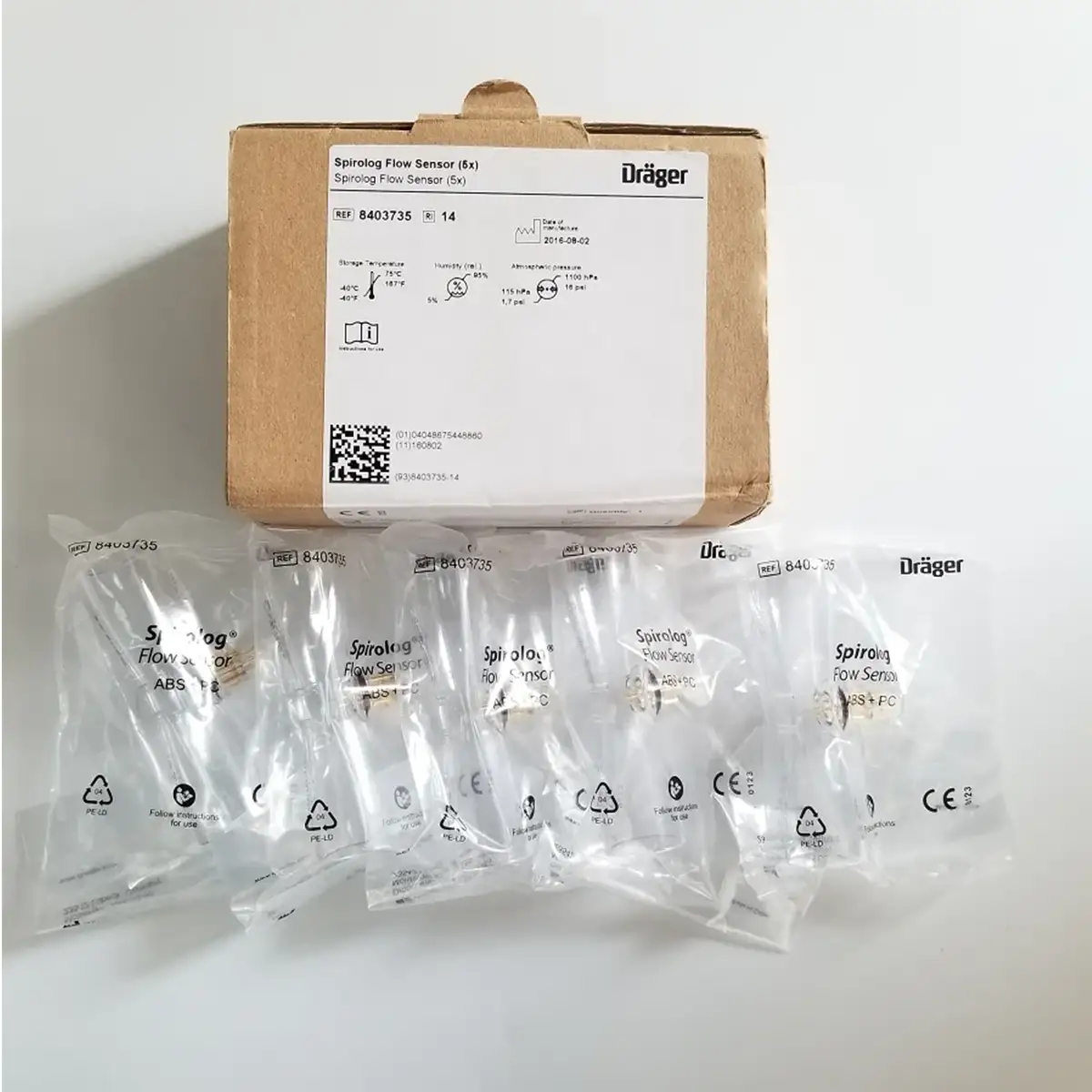 Drager Spirolog Flow Sensor 8403735