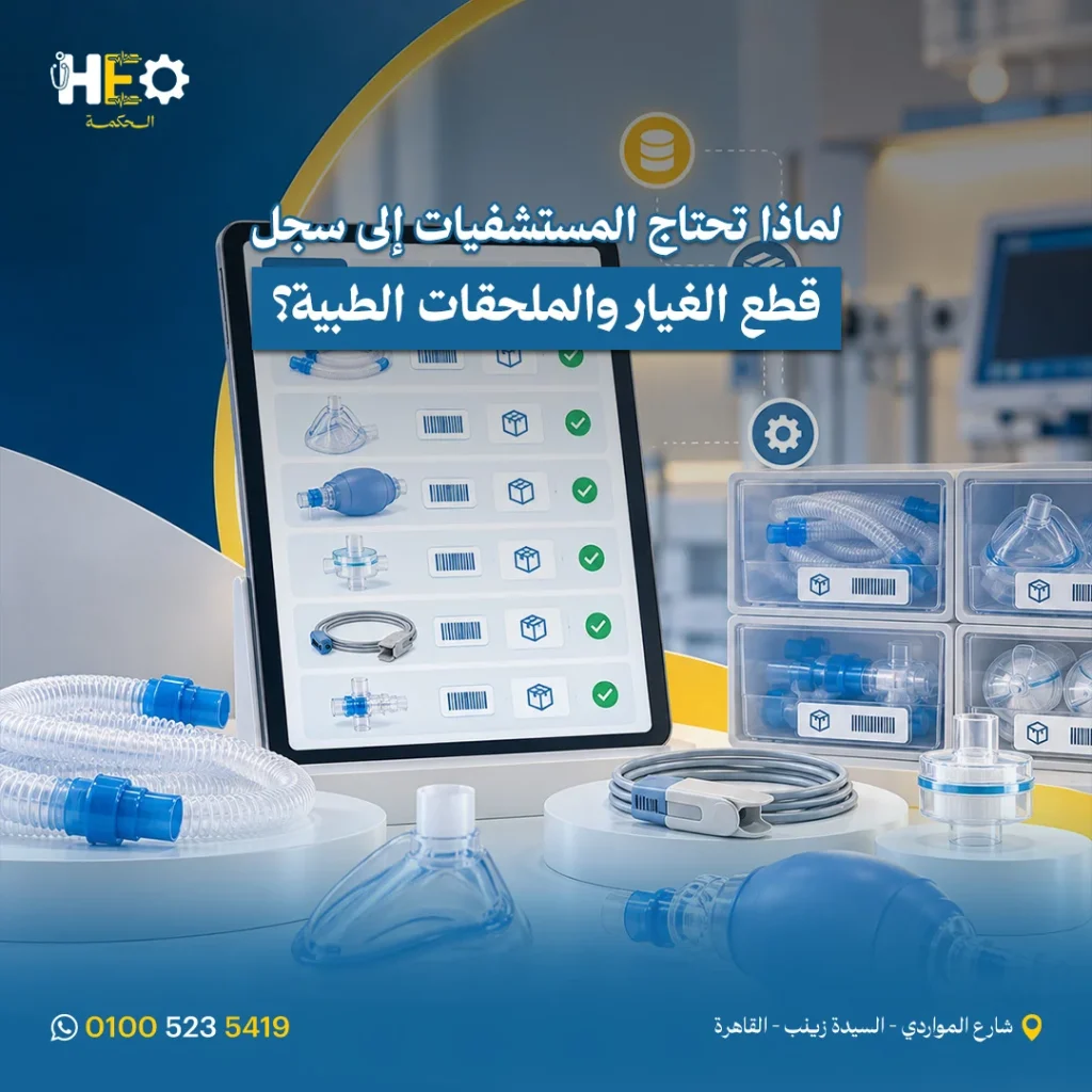 سجل قطع غيار الأجهزة الطبية